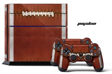 Designer Skin PS4 Playstation 4 Console + Controller Decals NFL Football PIGSKIN