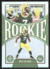 2022 926A Panini Chronicles Legacy Update SILVER PRIZM Quay Walker Rookie Green