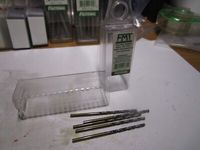 3/32'' HSS 135° Split Point Black and Gold Finish ORMADUS  Jobber Drill QTY 5
