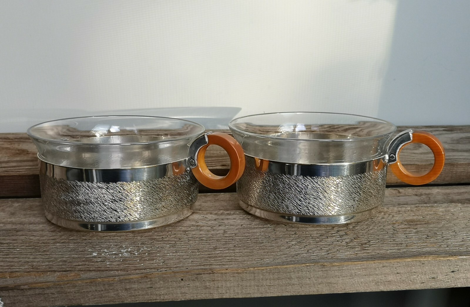 Details zu B.E.P.W.F. Berliner ElectroPlated Waren-Fabrik D.R.P. Art Deco Bauhaus Teetassen Aktueller Produktbestand