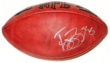 REGGIE BUSH SAINTS BILLS HAND SIGNED AUTOGRAPHED NFL GAME BALL! W/ PROOF +C.O.A.