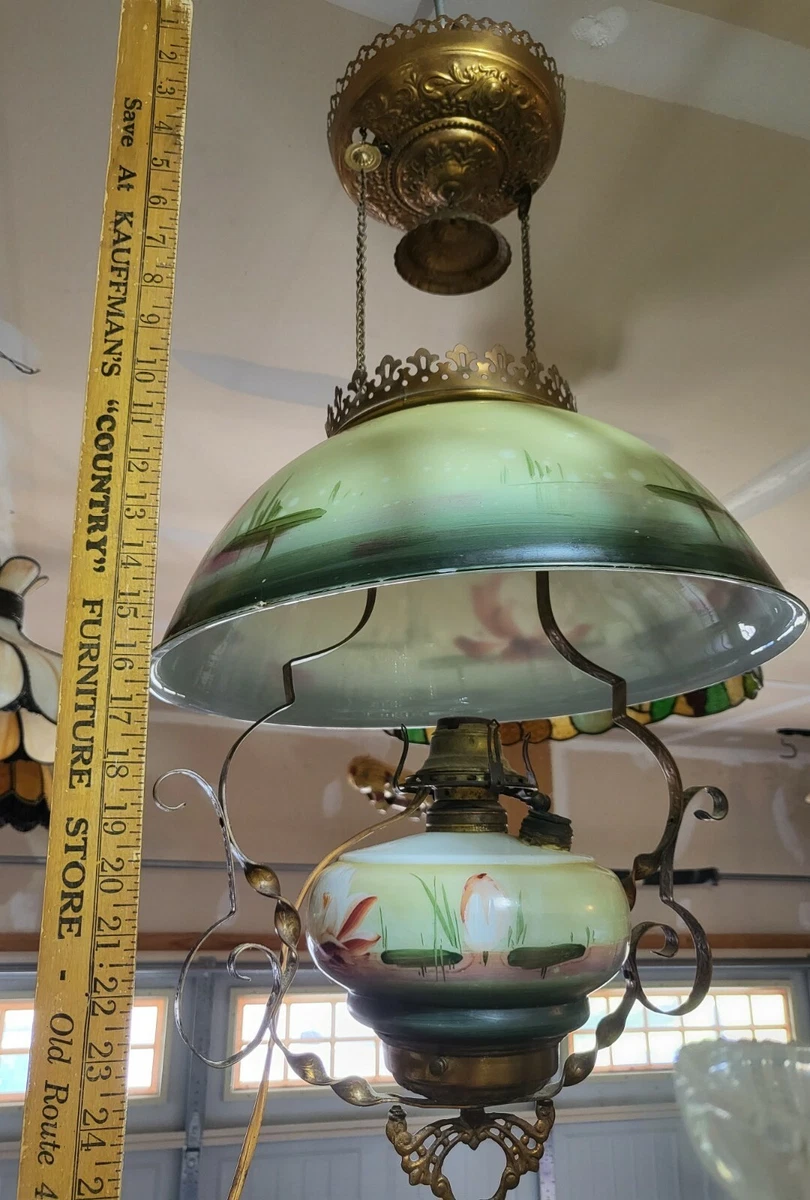 Old hanging on sale oil lamps