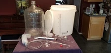 New BREWCRAFT Home Brewing Kit Beer Making clear glass Carboy