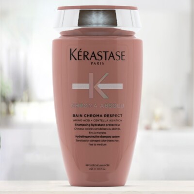 KERASTASE Chroma Absolu Bain Respect Shampoo for Fine, Medium Color Treated Hair