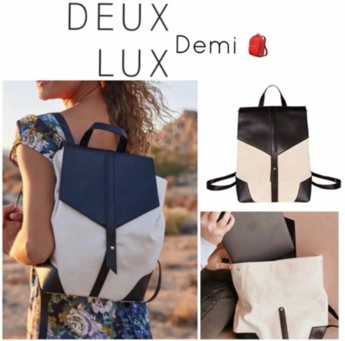 Vegan Leather Backpacks Deuxlux Demi Backpack Deux Lux