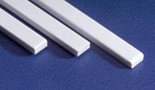 Evergreen Plastic Styrene Strips 4x12 HO Scale (10) - Model Railroad Scratch