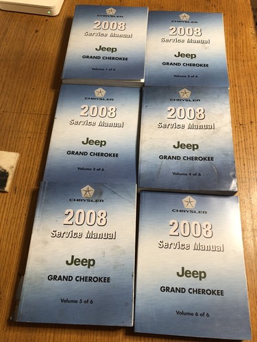 Jeep Grand Cherokee 2008 Set OEM Shop Service Repair Manual Wiring