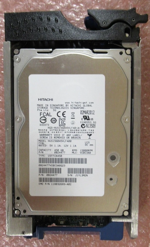 EMC CX-4G15-450 005049032 3.5" 450GB SAS 15K 4Gb/s 64Mb FC - Image 4 of 4