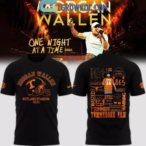 Tennessee Volunteers Neyland Stadium Morgan Wallen 2024 Event Hoodie T-Shirt