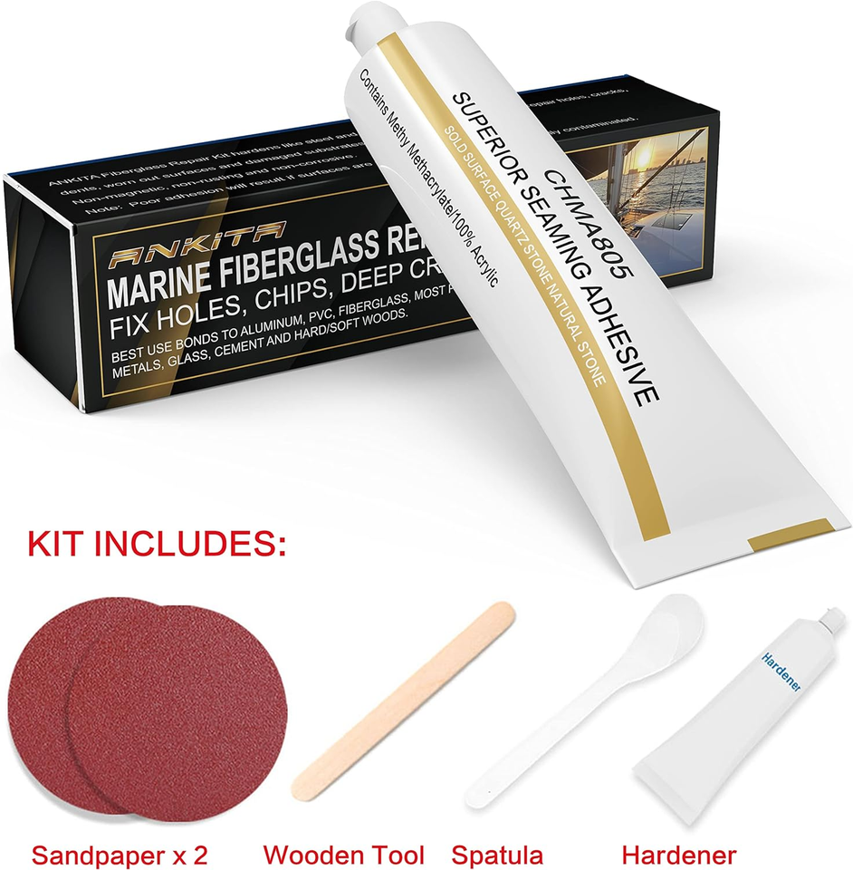 Ankita Marine Fiberglass Repair Kit for Boats Gel Coat Repair Kit for Boats eBay