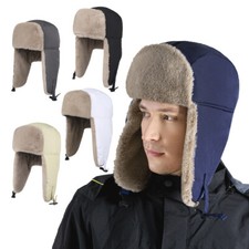 Winter Ear Flap Hat Hunting Hat Warm Ushanka Aviator Hat Windproof for Men Women