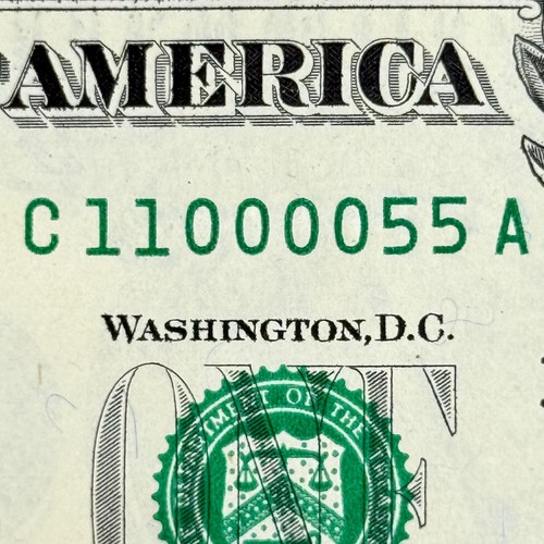 SUPER TRINARY (1s) (0s) (5s) & LOW SUM UNCIRCULATED Dollar Serial Number UNC