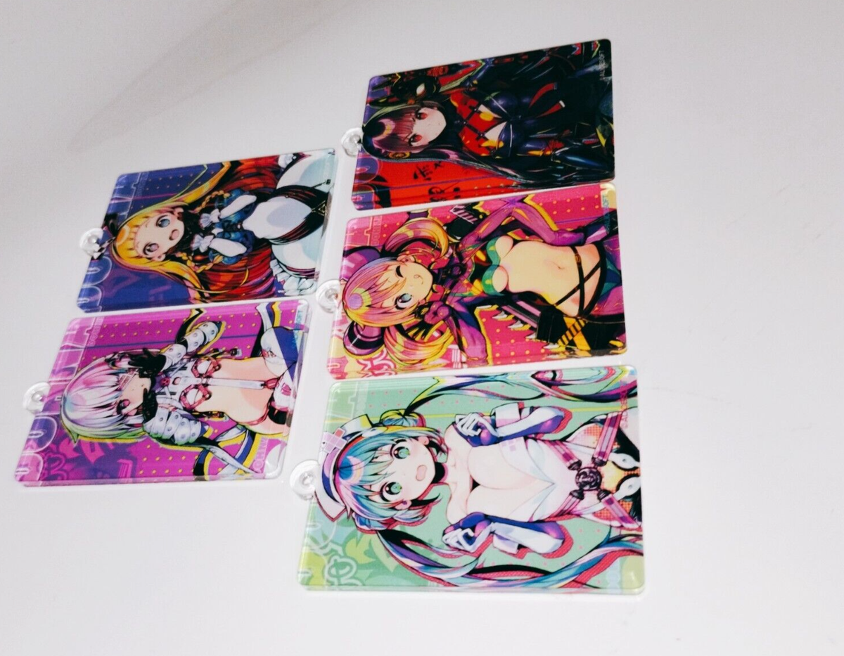 Set of 5, AliceSoft Dohna Dohna Official Acrylic Keychain w/o ball