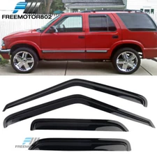 Fit 95-05 Chevy S10 Blazer Jimmy Window Visor Rain Sun Guard Deflector