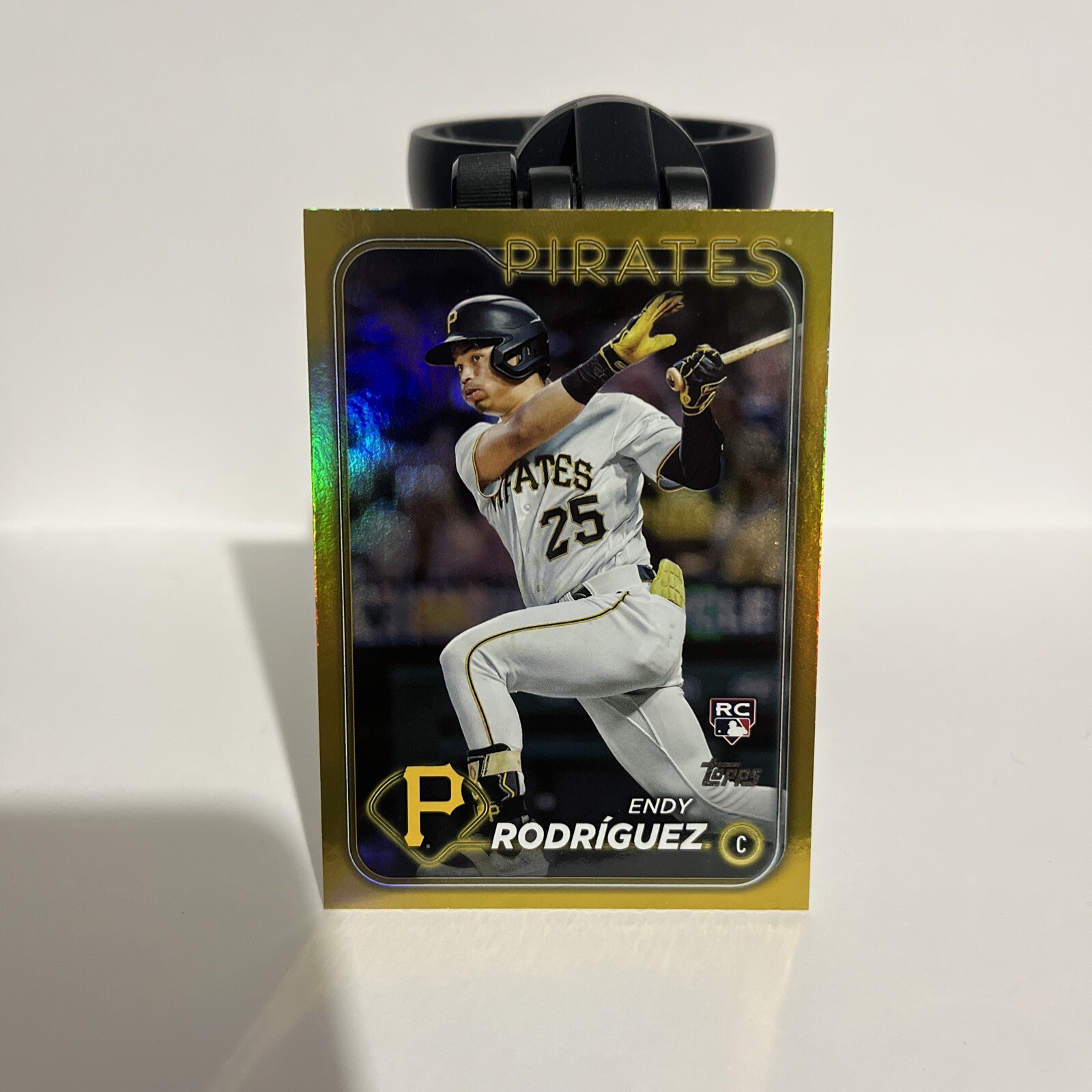 Endy Rodriguez 2024 Topps Series 1 Gold Foil Parallel #3 Rookie RC - PIT Pirates