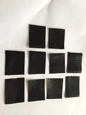 10X Violin Viola Bow Shaft Lizard Real Leather Grip Lapping Pad 35*27mm