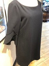 Vince Camuto BLUE BUSINESS / CASUAL Bell Sleeves Dress  SIZE 10 xl