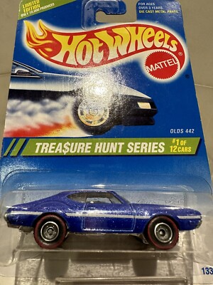 Rare Vintage Hot Wheels 1st TREA$URE HUNT of 12 Limited only 10,000