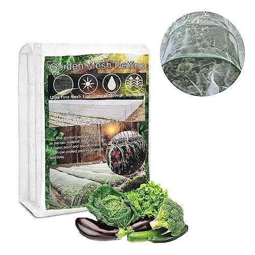 Rete Anti Insetti, 3 x 6m Rete Orto,Rete Antigrandine per Orto,Maglia (X9K)