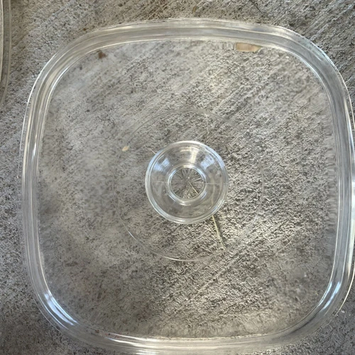 Pyrex Clear Glass Dome Lid  A12C for Corning Ware 10” Square Casserole Baker BLN