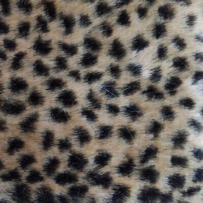 Super Luxus Webpelz Stoff Material - Gepard - Hochwertig