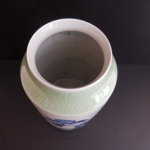 Vase Amphora Pottery Ceramic Porcelain China Art Deco Art Nouveau Asia N4092 - Picture 4 of 11