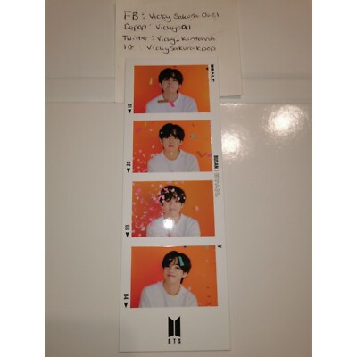 BTS Yet To Come Busan offizielles Merch 4-Schnitt-Foto V Tae