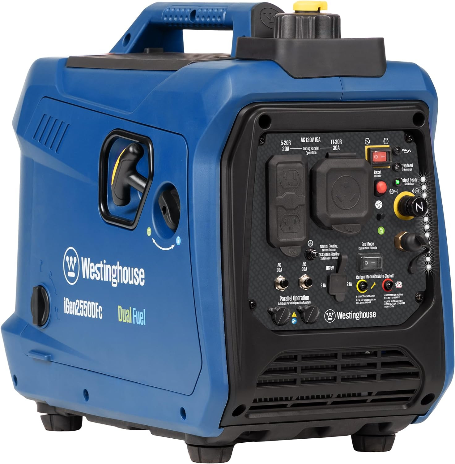 Quiet Rv Generators RV Ready 2550 Peak Watt Portable Inverter Generator - Super Quiet