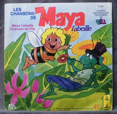 45 T Vinyl 2 Les Chansons De Maya L Abeille Ebay