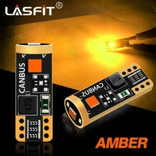 T10 168 194 W5W Amber LED Front Side Marker Light for Chevy Camaro Malibu Tahoe