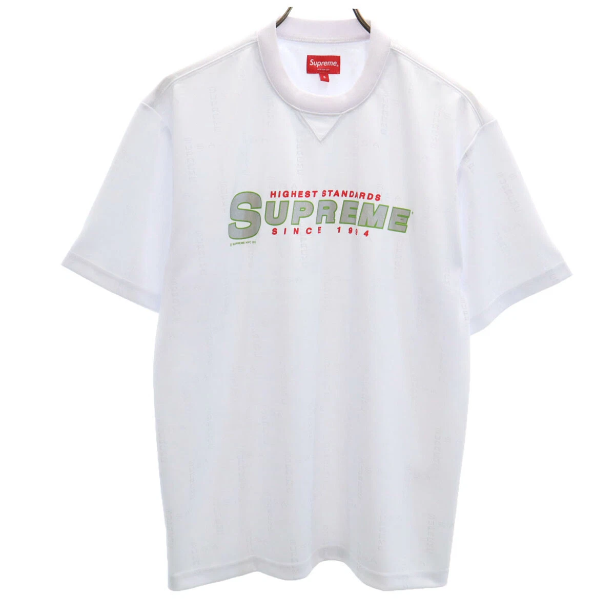 Supreme T shirt Manches Courtes S Blanc Avec Sac Homme