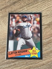 2020 Topps 1985 Topps Baseball All-Stars Black /299 Clayton Kershaw #85AS-49