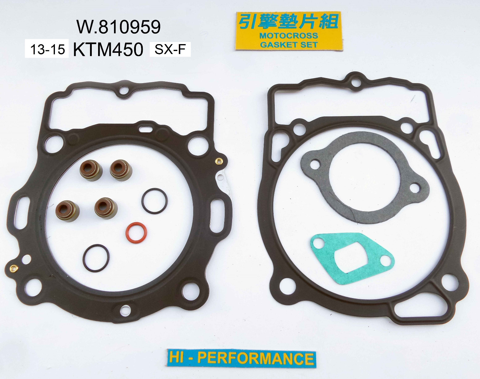 Pochette joints haut moteur KTM 450 SXF 2013-2015 étanchéité cylindre