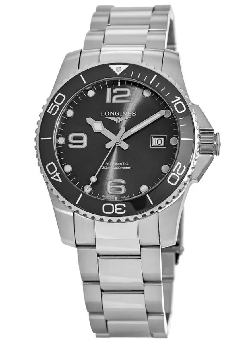 New Longines HydroConquest Automatic Black Dial Men s Watch