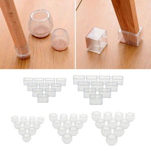 10pcs Silicone Chair Leg Floor Protector For Bar Stool Patio Chair