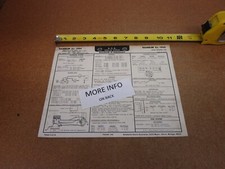 1966 Rambler Amc 6 Six Cylinder Engine 199 232 Aea Tune Up Chart Spec Sheet 1966 Rambler Amc 6 Six Cylinder Engine 199 232 Aea Tune Up Chart Spec Sheet