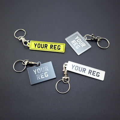 Personalised Car Number Plate Customisable Registration Reg