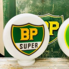 Mini Gas Pump Globe, BP Super Gasoline Shield, Oil and Petrol Memorabilia