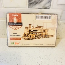 New Likdiy Prime Steam Express Toy vehicles-1:80 Scale Steam Train with Tender