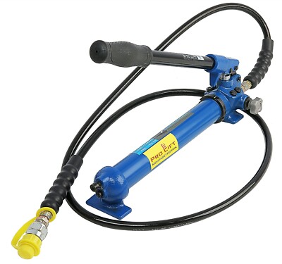 Hydraulikpumpe Hydraulik Handpumpe Hydraulic Hand Pump 0,48L Öltank 2-stuf.00041