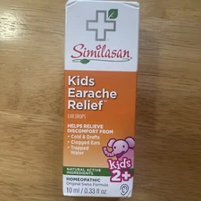 Similasan Earache Relief Ear Drops 10 ml Natural Homeopathic Chamomile Exp 12/27