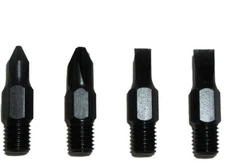 Tight Fit Screwdriver Bit Set Threaded Shank 00155- New