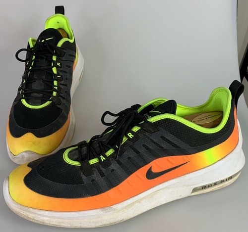 MENS SZ 11 NIKE AIR MAX AXIS PREM (AA2148 006) BLACK/BLACK-VOLT ORANGE |  eBay