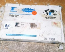 TSUBAKI No.35 Roller Chain RS35 10' Long with spare links and sprockets NOS