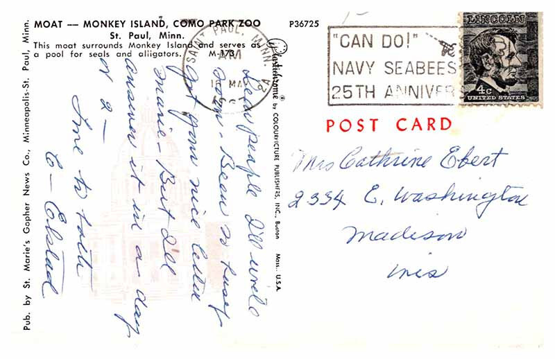 Postcard TOURIST ATTRACTIONS SCENE Minneapolis St. Paul Minnesota MN