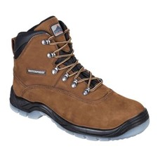 Image of Portwest Steel Leather Ankle Boot S7 FO SR Waterproof Protective FW57