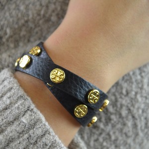 double wrap logo stud bracelet