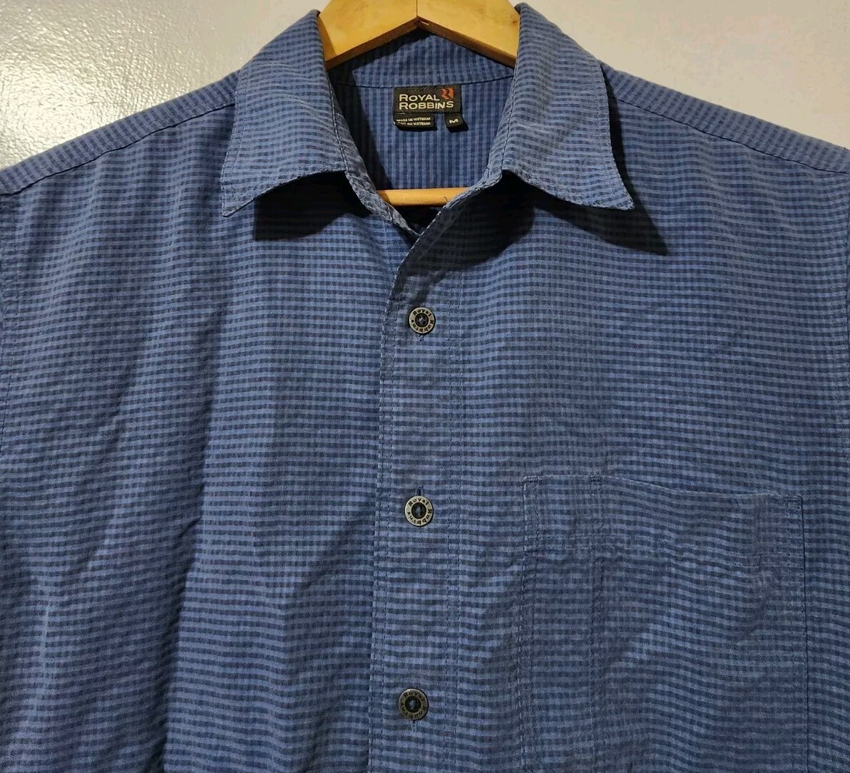 Royal Robbins Men's M Modal Rayon Short Sleeve Breathable Beach Camp Shirt