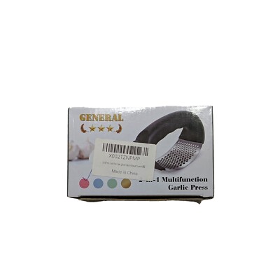 Garlic Press Crusher Rocker Stainless Steel Ginger Squeezer Kitchen ...