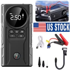 5000A Car Jump Starter With Air Compressor Pack Booster 12V PowerBank Emergency